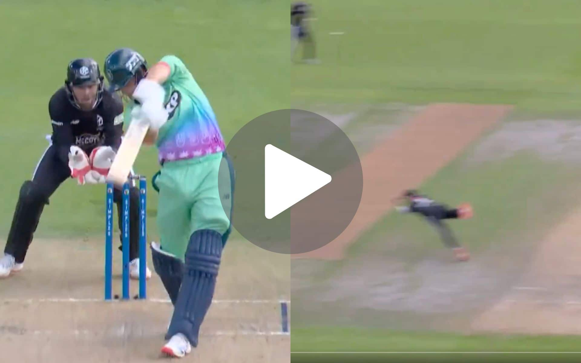 [Watch] RCB Boy Will Jacks Shocked As Madsen Takes A Blinder To Dismiss Him In The Hundred